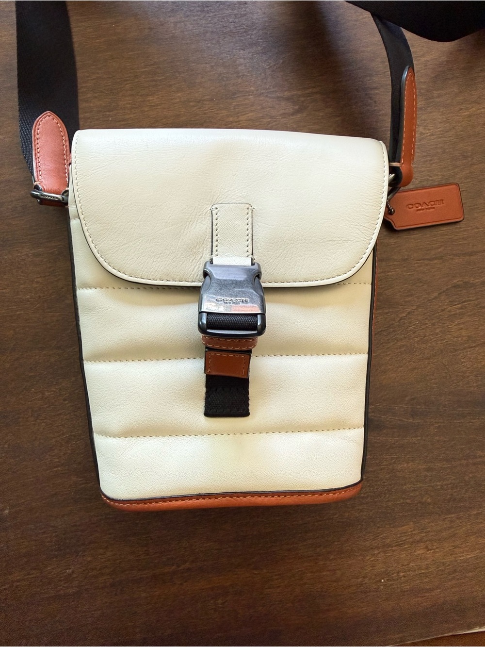 COACH Track Small Flap Crossbody
With Quilting White Style CE651 EUC - Picture 2 of 14